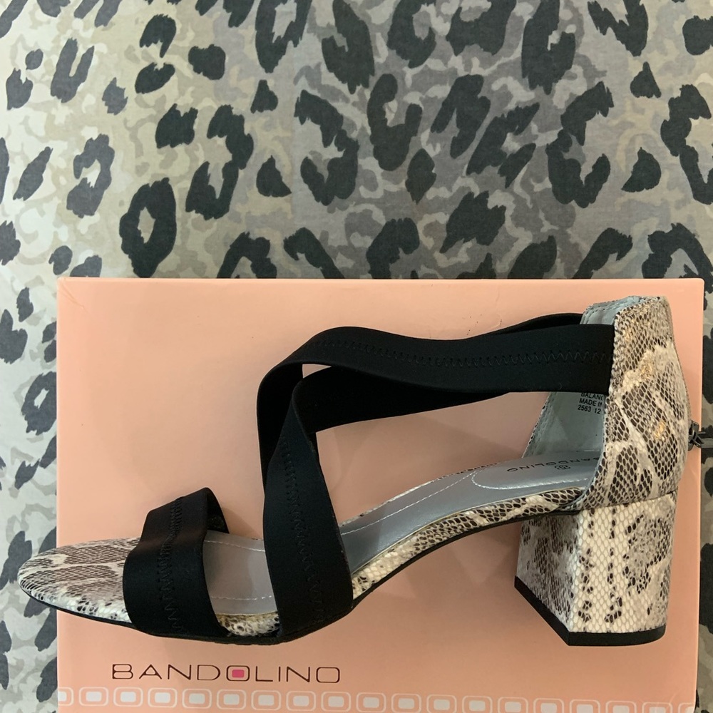 Bandolino Snake Skin Print Sandals